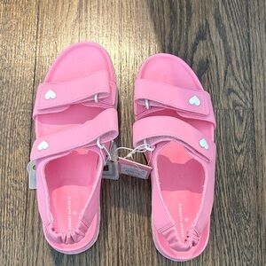 Stoney Clover x Target pink sandals with adjustable straps: size 7